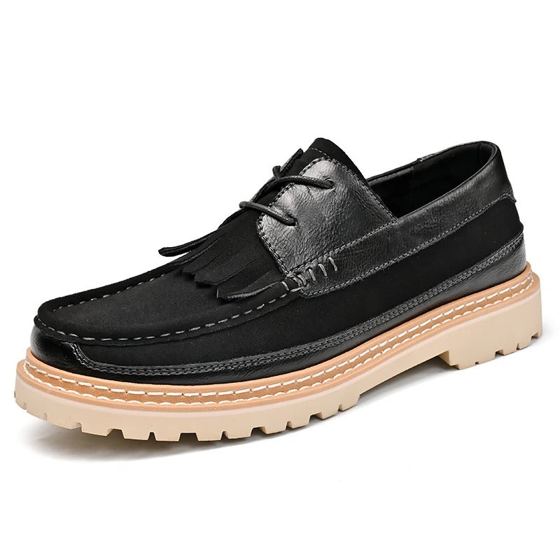 Suede Leather Loafers Sneakers