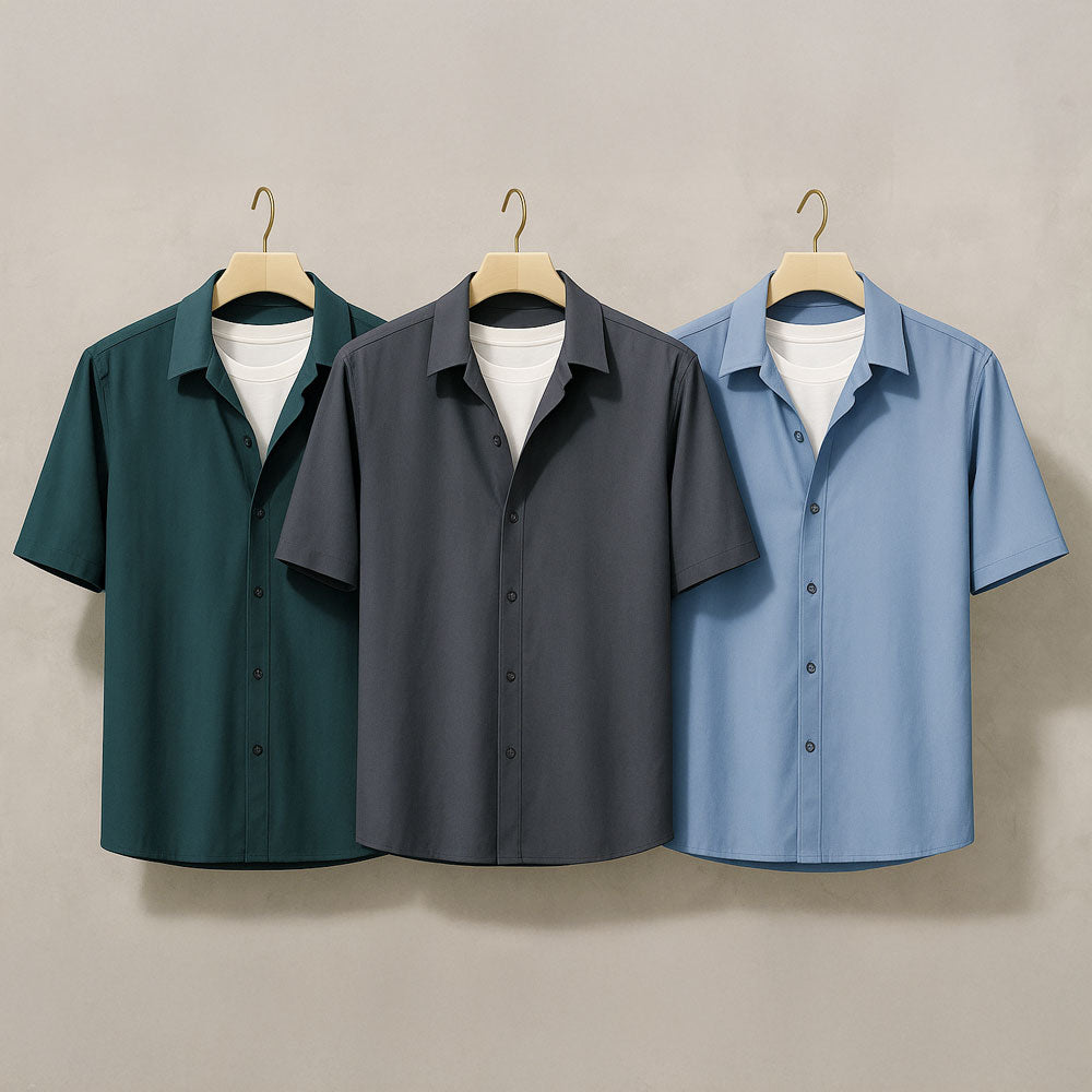 Drapé Ice Silk Shirt - Limited Edition