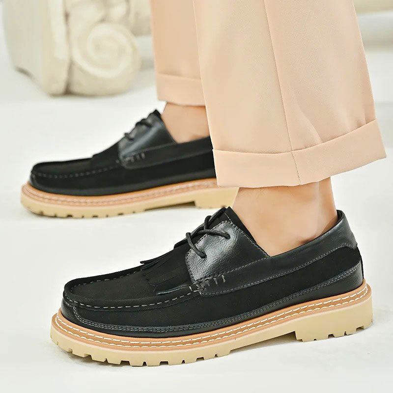 Suede Leather Loafers Sneakers