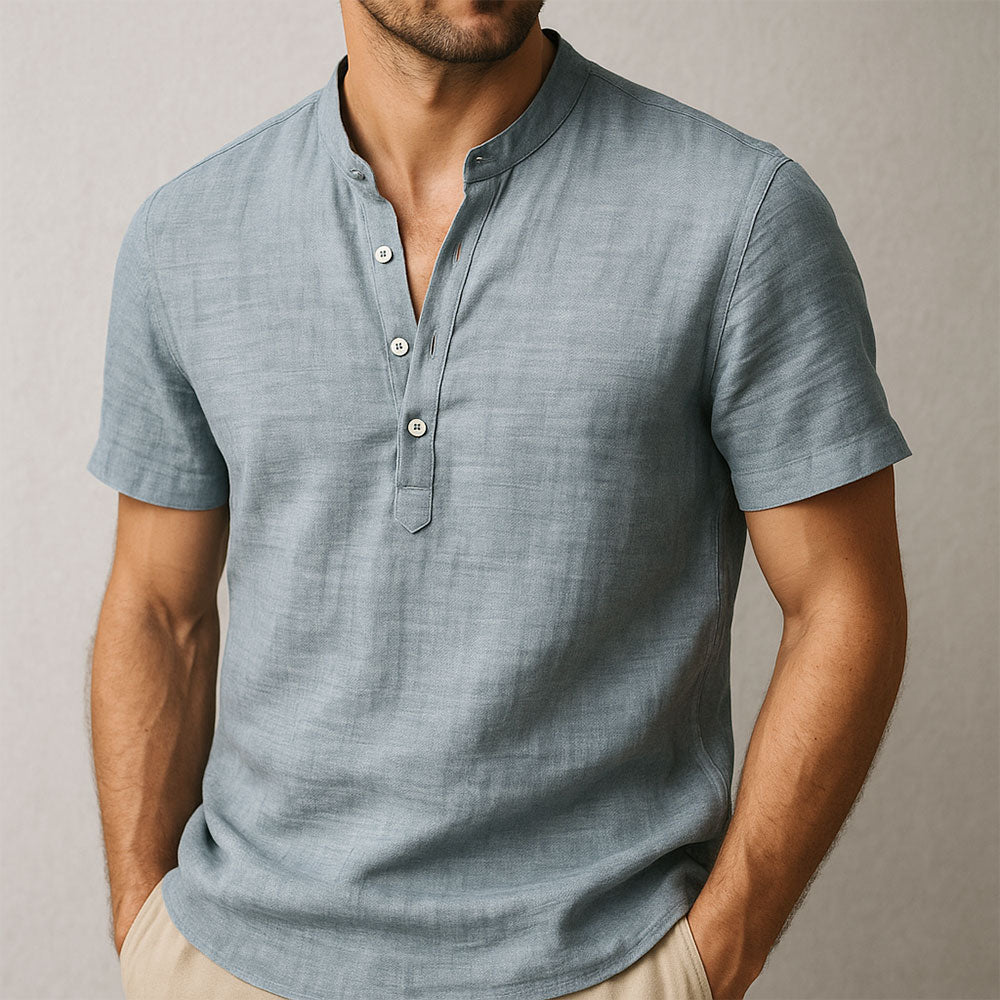 LinenEase Henley