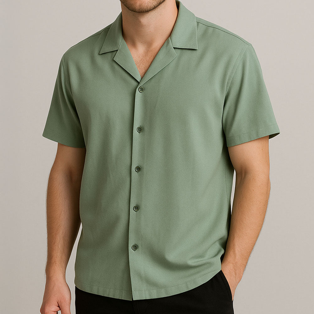 Drapé Ice Silk Shirt