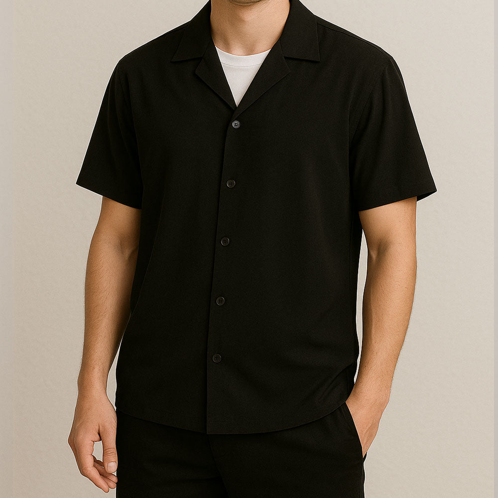 Drapé Ice Silk Shirt