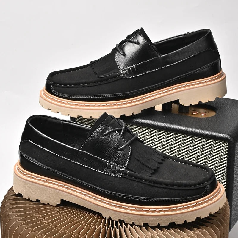 Suede Leather Loafers Sneakers
